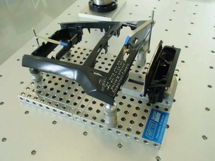 Modular fixturing for measuring applications 